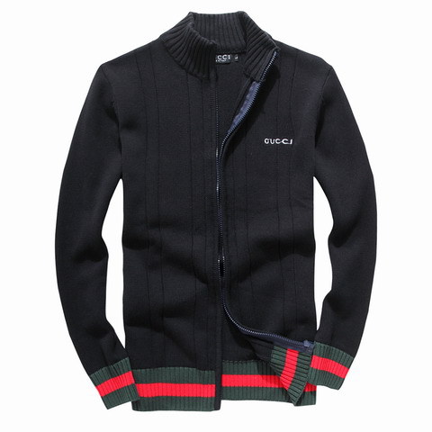 Gilet Zippe Gucci Noir Homme Pas Cher